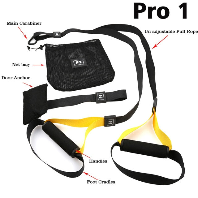 High Quality Exercise Resistance Bands Set Hanging Training Straps Workout Sport Home Fitness Equipments Spring Exerciser