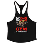 Gyms Workout Sleeveless Shirt Stringer Tank Top Men Bodybuilding Clothing Fitness Mens Sportwear Vests Muscle Singlets