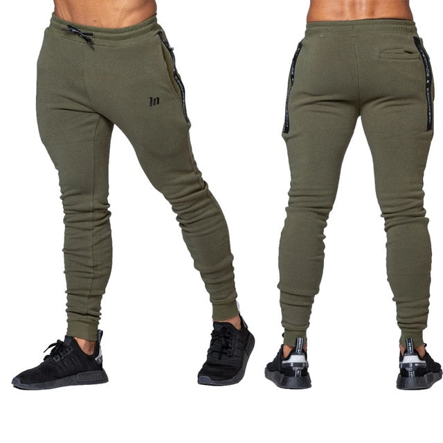 Men's High quality Brand Men pants Fitness Casual Elastic Pants bodybuilding clothing casual camouflage sweatpants joggers pants