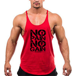 New Arrivals Bodybuilding stringer tank top man Cotton Gym sleeveless shirt men Fitness Vest Singlet sportswear workout tanktop