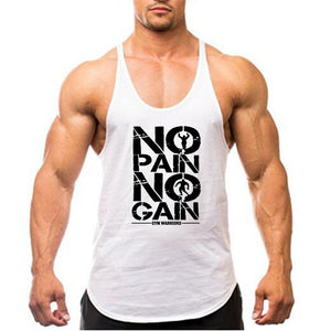 New Arrivals Bodybuilding stringer tank top man Cotton Gym sleeveless shirt men Fitness Vest Singlet sportswear workout tanktop