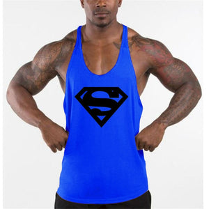 New Arrivals Bodybuilding stringer tank top man Cotton Gym sleeveless shirt men Fitness Vest Singlet sportswear workout tanktop