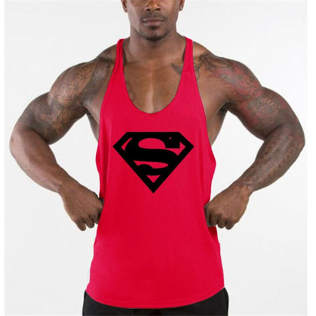 New Arrivals Bodybuilding stringer tank top man Cotton Gym sleeveless shirt men Fitness Vest Singlet sportswear workout tanktop