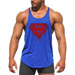 Super Hero Captain America brand clothing Singlets Mens Tank Top Muscle Shirt Sleeveless Stringer Bodybuilding Fitness mens Vest