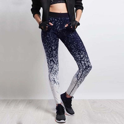 Yoga Pants Women Sports Clothing Chinese Style Printed Yoga leggings Fitness Yoga Running Tights Sport Pants Compression Tights