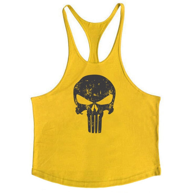 Gyms Workout Sleeveless Shirt Stringer Tank Top Men Bodybuilding Clothing Fitness Mens Sportwear Vests Muscle Singlets