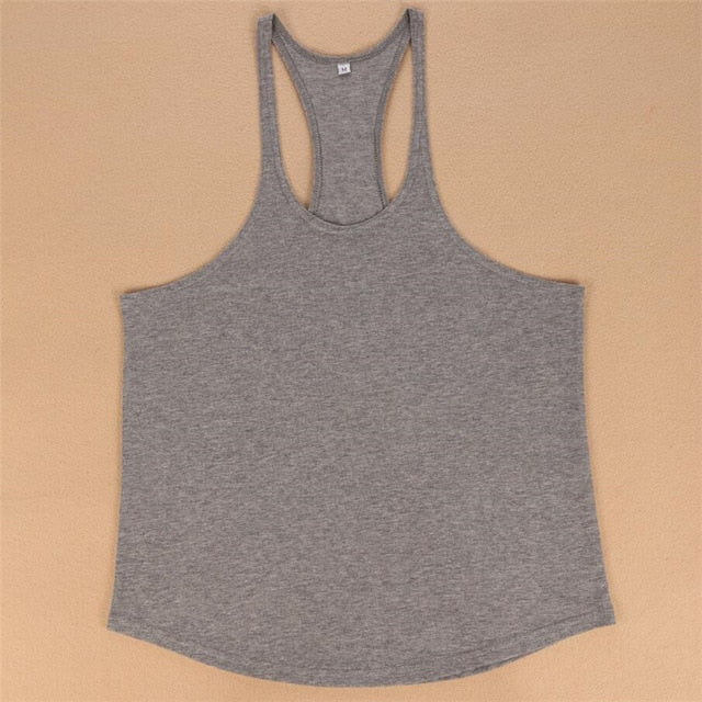 Gyms Workout Sleeveless Shirt Stringer Tank Top Men Bodybuilding Clothing Fitness Mens Sportwear Vests Muscle Singlets