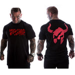 VIKING 2018 New Brand clothing Gyms Tight t-shirt mens fitness t-shirt homme Gyms t shirt men fitness Summer tops